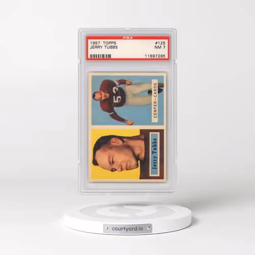 1957 Topps #125 Jerry Tubbs (PSA 7 NM)