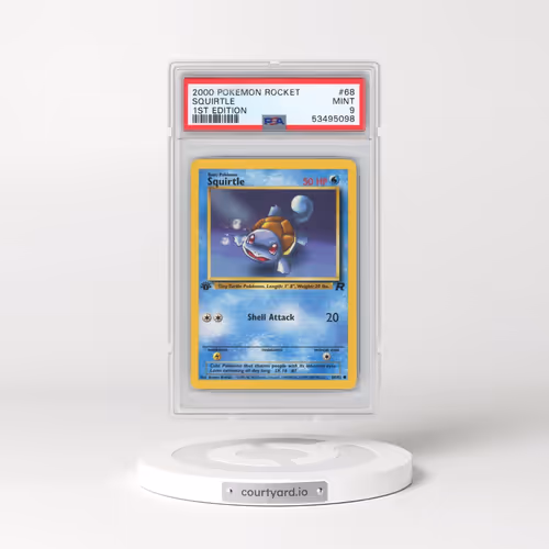 2000 Pokémon Rocket #68 Squirtle - 1st Edition (PSA 9 MINT)