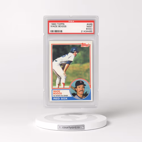 1983 Topps #498 Wade Boggs (PSA 9 MINT)