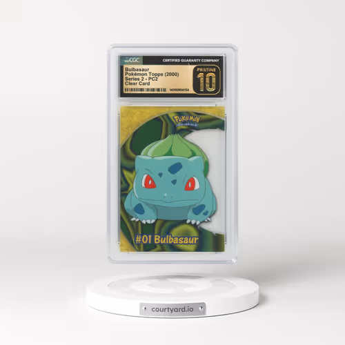 1999 Topps Series 2 #PC2 Bulbasaur - Clear Card (CGC 10 PRISTINE)