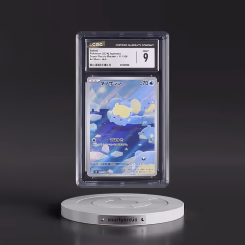 2024 Pokémon SV8-Super Electric Breaker #111 Spheal - Art Rare (CGC 9 MINT)