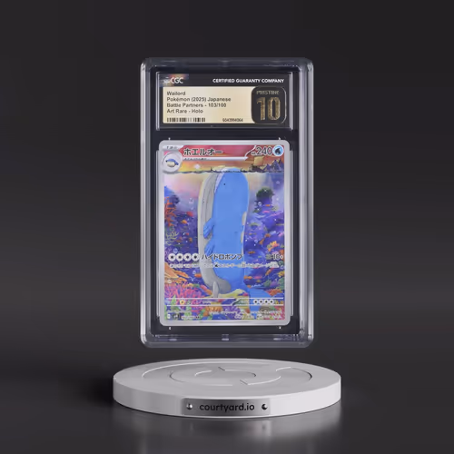 2025 Battle Partners - sv9 #103/100 Wailord - Art Rare Holo (CGC 10 PRISTINE)