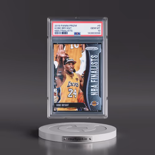 2019 Panini Prizm NBA Finalists #9 Kobe Bryant (PSA 10 GEM MINT)