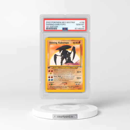 2002 Pokémon Neo Destiny #108 Shining Kabutops - 1st Edition Holo (PSA 10 GEM MINT)