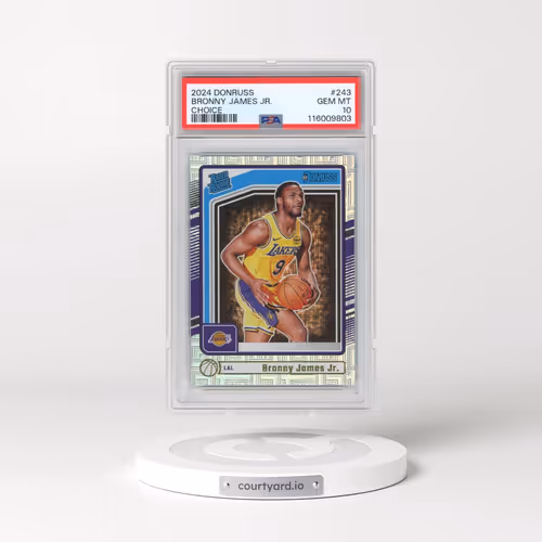 2024 Panini Donruss #243 Bronny James Jr. - Choice (PSA 10 GEM MINT)