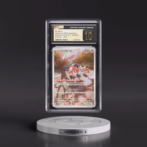 2023 Pokémon Card 151 #179/165 Mr. Mime - Art Rare Holo (CGC 10 PRISTINE)