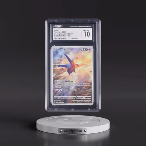 2024 Surging Sparks - SSP EN #203/191 Latios - Illustration Rare Holo (CGC 10 GEM MINT)