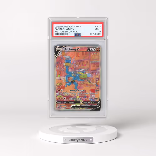 2022 Pokémon Sword & Shield Astral Radiance #172 Machamp V - Holo Full Art (PSA 9 MINT)