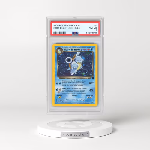 2000 Pokémon Rocket #3 Dark Blastoise - Holo (PSA 8 NM-MT)