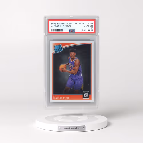 2018 Panini Donruss Optic #157 DeAndre Ayton (PSA 10 GEM MINT)