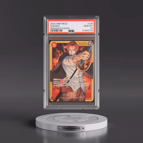 2022 One Piece Romance Dawn #120 Shanks (PSA 10 GEM MINT)