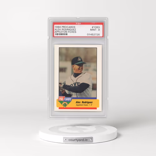 1994 Fleer Procards #1063 Alex Rodriguez - Appleton Foxes (PSA 9 MINT)