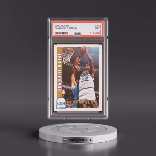1992 Hoops #442 Shaquille O'Neal (PSA 9 MINT)