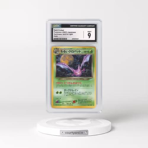 2001 Japanese Darkness and to Light Dark Crobat - Holo (CGC 9 MINT)