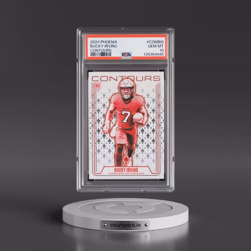 2024 Panini Phoenix Contours #CONBIG Bucky Irving (PSA 10 GEM MINT)
