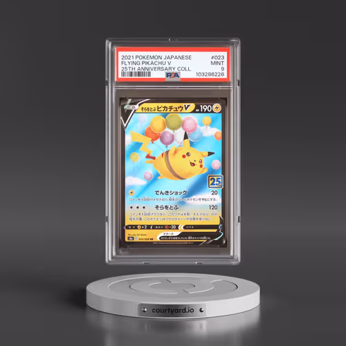 2021 Pokémon 25th Anniversary Collection #023 Flying Pikachu V - Holo (PSA 9 MINT)