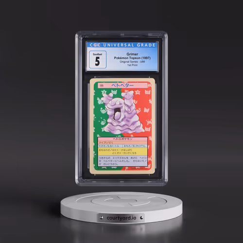 1997 (Only One Pokémon) Original Series #088 Grimer - (Blue Back) 1st Print (CGC 5 EX)