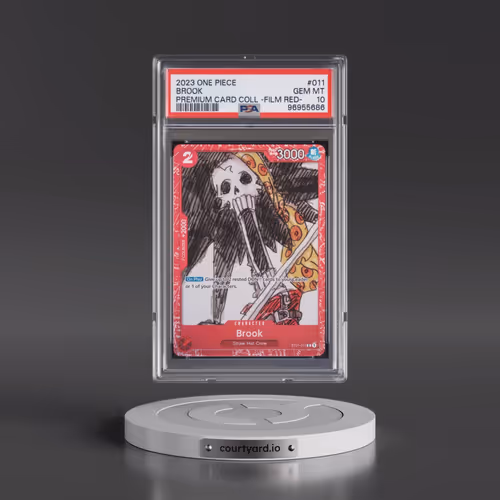 2023 One Piece Premium Card Collection -One Piece Film Red #011 Brook (PSA 10 GEM MINT)