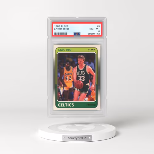 1988 Fleer #9 Larry Bird (PSA 8 NM-MT)