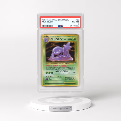 1997 The Mystery of the Fossils #89 Muk - Holo (PSA 8 NM-MT)
