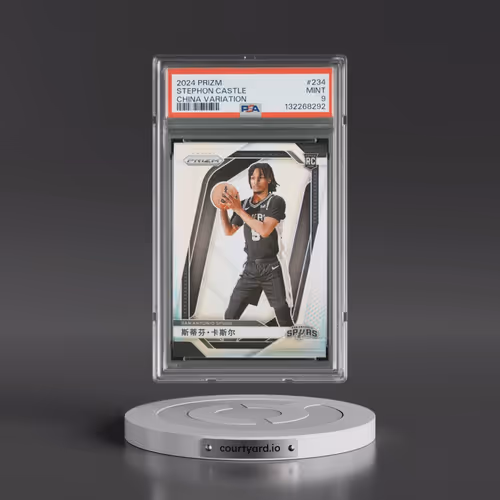 2024 Panini Prizm #234 Stephon Castle - China Variation (PSA 9 MINT)