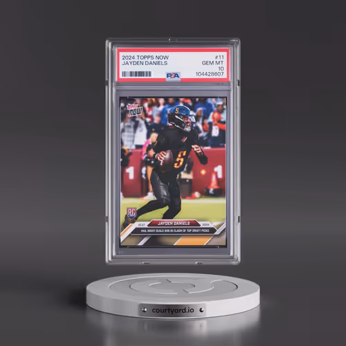 2024 Topps Now #11 Jayden Daniels (PSA 10 GEM MINT)