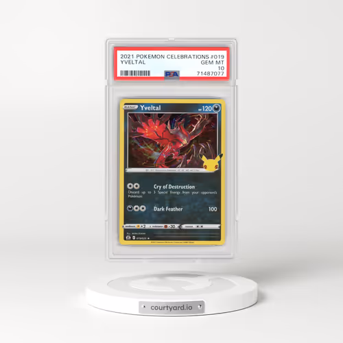 2021 Celebrations #019 Yveltal - Holo (PSA 10 GEM MINT)