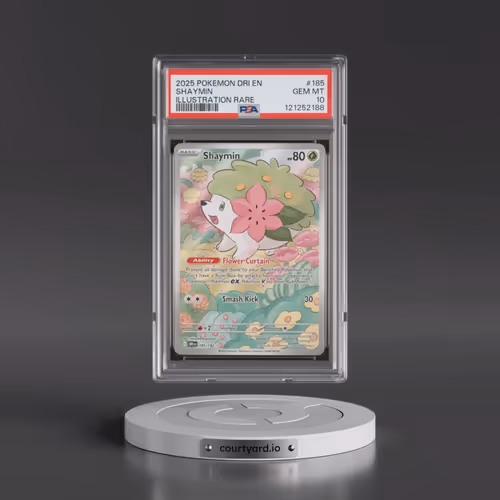 2025 Pokémon Dri EN-Destined Rivals #185 Shaymin - Illustration Rare (PSA 10 GEM MINT)
