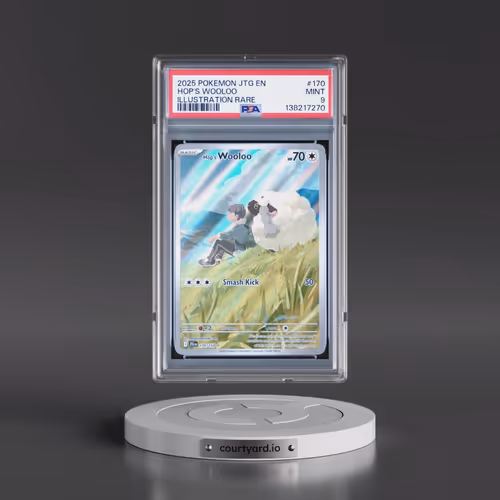 2025 Pokémon Jtg EN-Journey Together #170 Hop's Wooloo - Illustration Rare (PSA 9 MINT)