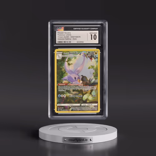 2023 Crown Zenith #GG21/GG70 Hisuian Goodra - Galarian Gallery Holo (CGC 10 GEM MINT)