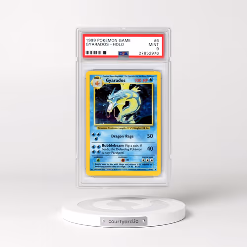 1999 Pokémon Game #6 Gyarados - Holo (PSA 9 MINT)