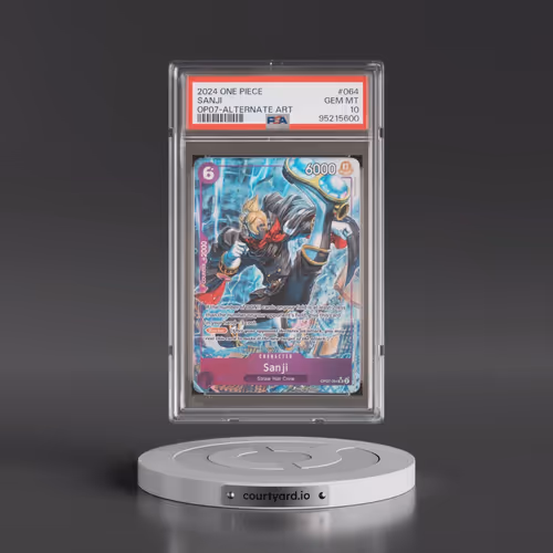 2024 One Piece 500 Years in the Future #064 Sanji - Alternate Art (PSA 10 GEM MINT)
