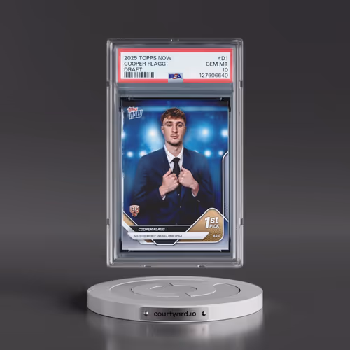 2025 Topps Now Draft #D1 Cooper Flagg (PSA 10 GEM MINT)