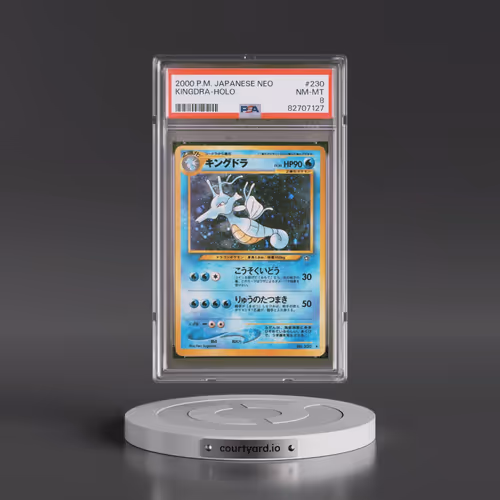 2000 Pokémon Neo #230 Kingdra - Holo (PSA 8 NM-MT)