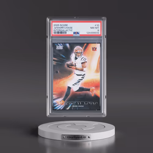 2025 Panini Score Intergalactic #10 JA'Marr Chase (PSA 8 NM-MT)