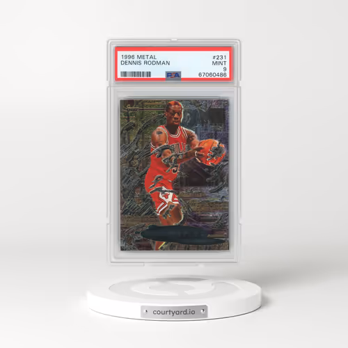 1996 Metal #231 Dennis Rodman (PSA 9 MINT)