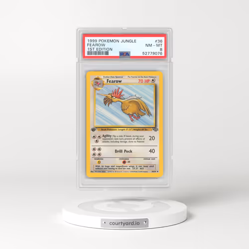 1999 Pokémon Jungle #36 Fearow - 1st Edition (PSA 8 NM-MT)