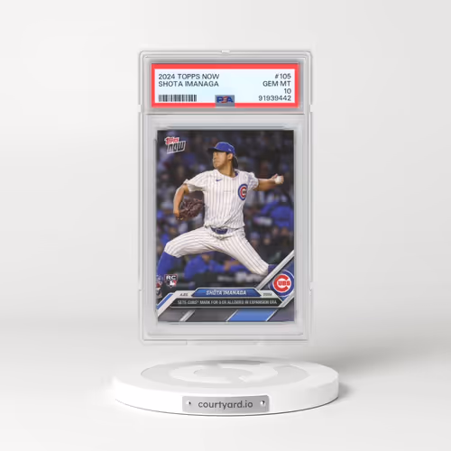 2024 Topps Now #105 Shota Imanaga (PSA 10 GEM MINT)