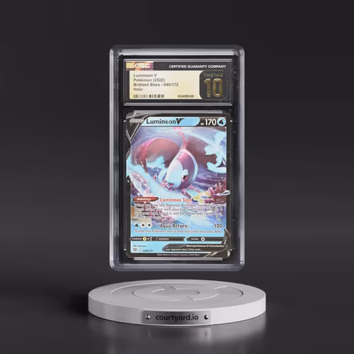 2022 Brilliant Stars #040/172 Lumineon V - Holo (CGC 10 PRISTINE)