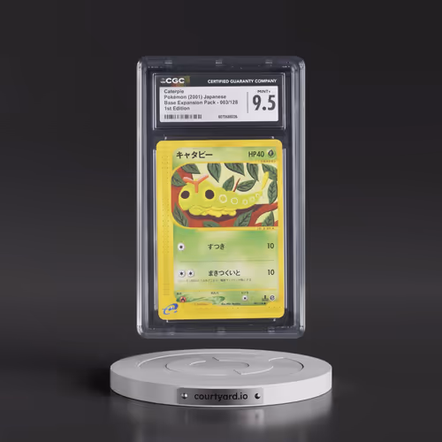 2001 Base Expansion Pack #003/128 Caterpie - 1st Edition (CGC 9.5 MINT+)