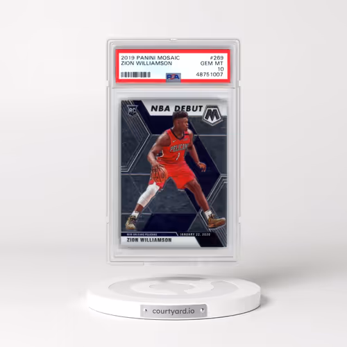 2019 Panini Mosaic #269 Zion Williamson (PSA 10 GEM MINT)