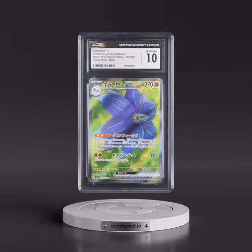 2023 Ruler of the Black Flame #124/108 Glimmora ex - Super Rare Holo (CGC 10 GEM MINT)
