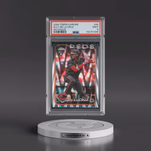 2024 Topps Chrome #44 Elly de La Cruz - Raywave (PSA 9 MINT)