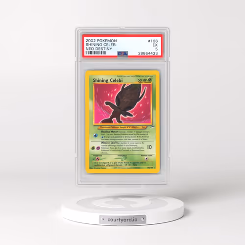 2002 Pokémon Neo Destiny #106 Shining Celebi - Holo (PSA 5 EX)