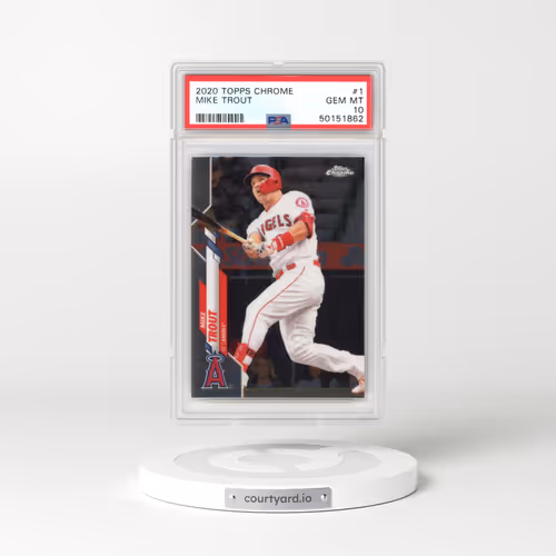 2020 Topps Chrome #1 Mike Trout (PSA 10 GEM MINT)