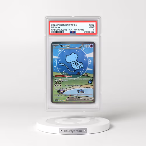2024 Pokémon Paf EN-Paldean Fates #232 Mew EX - Holo Special Illustration Rare (PSA 9 MINT)