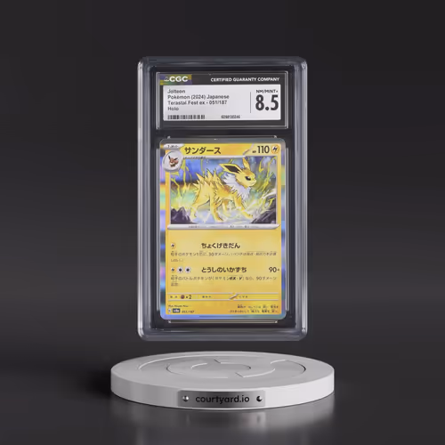 2024 High Class Pack: Terastal Fest ex - sv8a #051/187 Jolteon - Holo (CGC 8.5 NM-MT+)