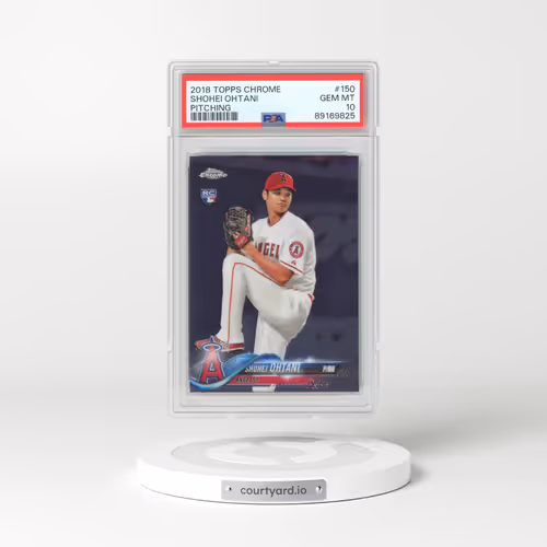 2018 Topps Chrome #150 Shohei Ohtani - Pitching (PSA 10 GEM MINT)