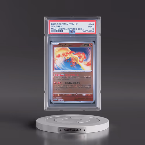 2023 Pokémon Sv2a-Pokemon 151 #146 Moltres - Reverse Holo Master Ball (PSA 9 MINT)