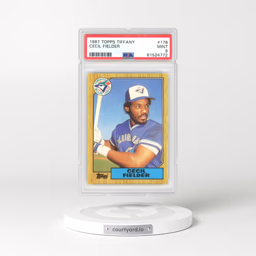 1987 Topps Tiffany #178 Cecil Fielder (PSA 9 MINT)